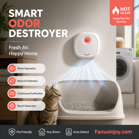 🌬️Intelligens falra szerelhető szagtalanító készülék háziállatok számáral🐱