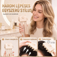 🌿1+1 INGYEN💇‍♀️ Vezeték nélküli fűtött törekponti emelő csípő‑szalon szintű koronatérfogat vékony, lapos hajon, durva hátrafésülés nélkül