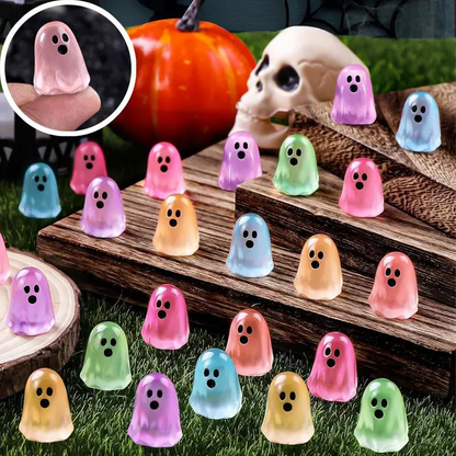 👻 Aranyos halloweeni szellemdíszek - Éjszaka fényt áraszt