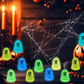 👻 Aranyos halloweeni szellemdíszek - Éjszaka fényt áraszt