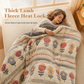🛏️ 50% kedvezmény ❄️ Extra vastag, kétoldalas téli takaró: egyik oldalán sherpa gyapjú, a másikon „tejbársony” (milk velvet) — melegség őszre és télre — elengedhetetlen a hideg éjszakákon ✨