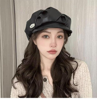 🎅Christmas special offer | 👒Stylish leather beret