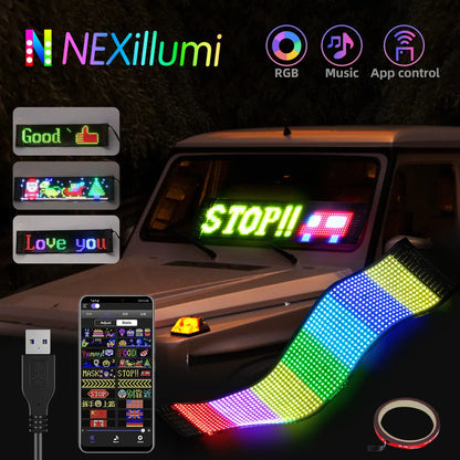 🔥 Flexibilný LED displej